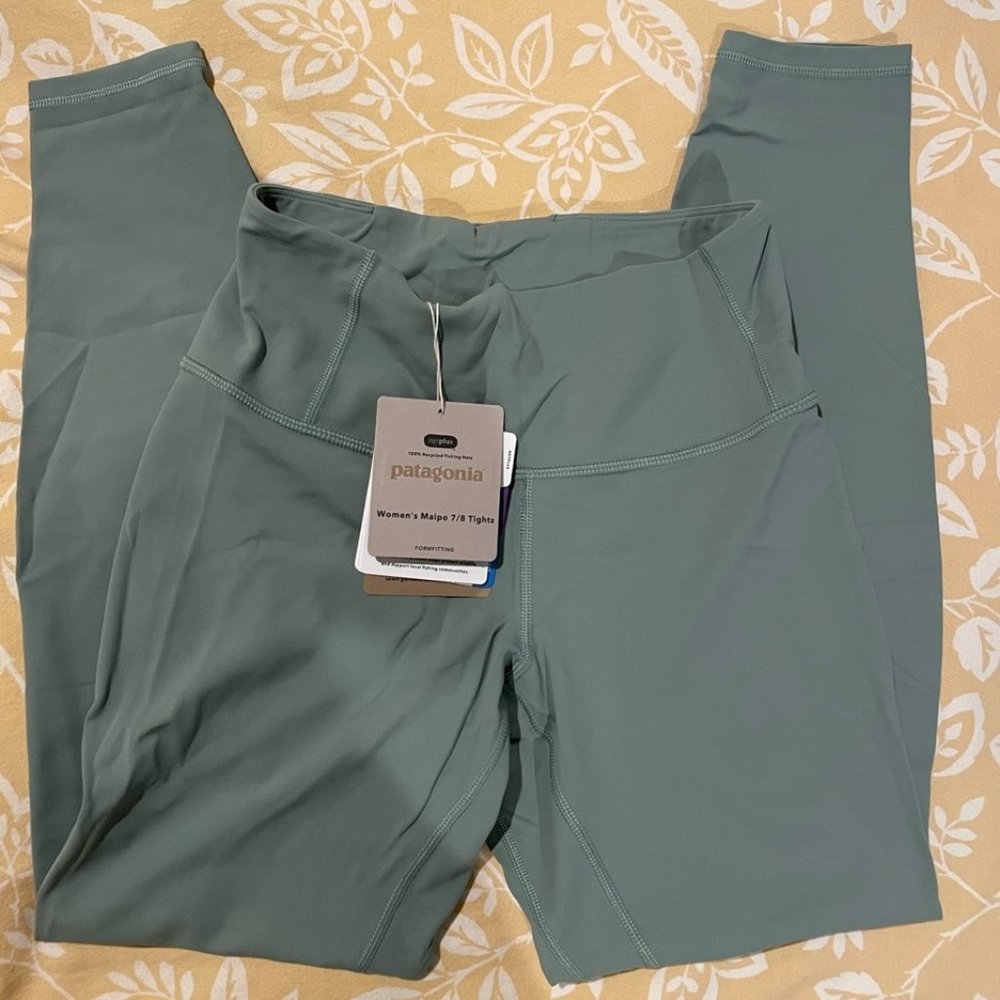 Patagonia Maipo 7/8 Tight (NWT) - Women's Sedge Green , Size: Small